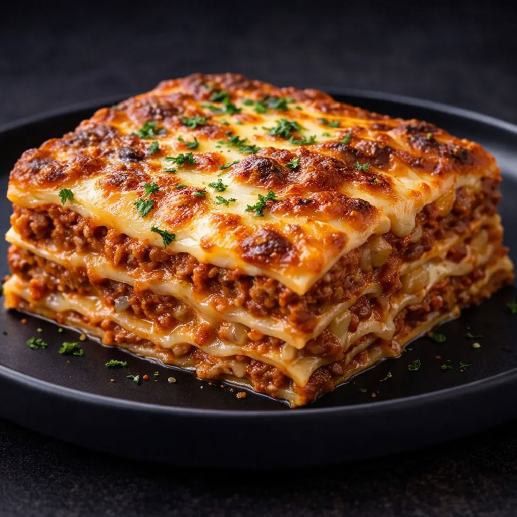 Lasagna (pork, beef, turkey)