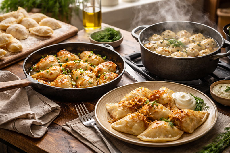 How to cook frozen Ukrainian food so it tastes homemade